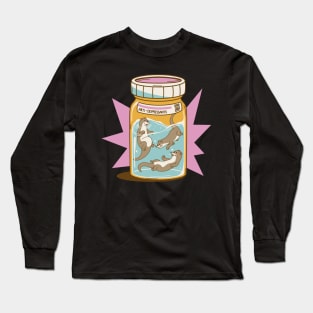 Joyful Otter Jar Long Sleeve T-Shirt